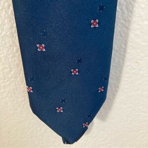 SEARS Blue Men's Tie with red design